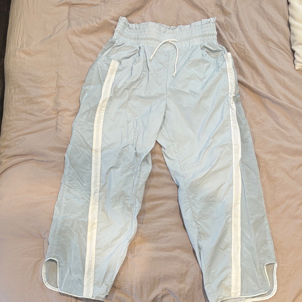 Free People Light Blue Track Pants